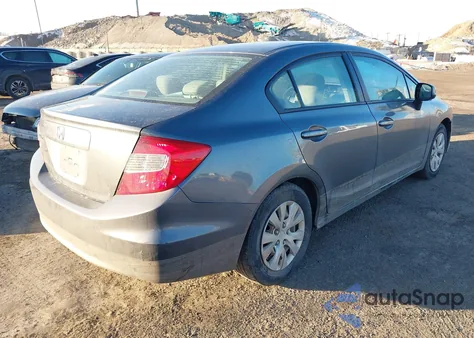2012 Honda Civic Lx z USA, uszkodzony, nr VIN 19XFB2F55CE386249